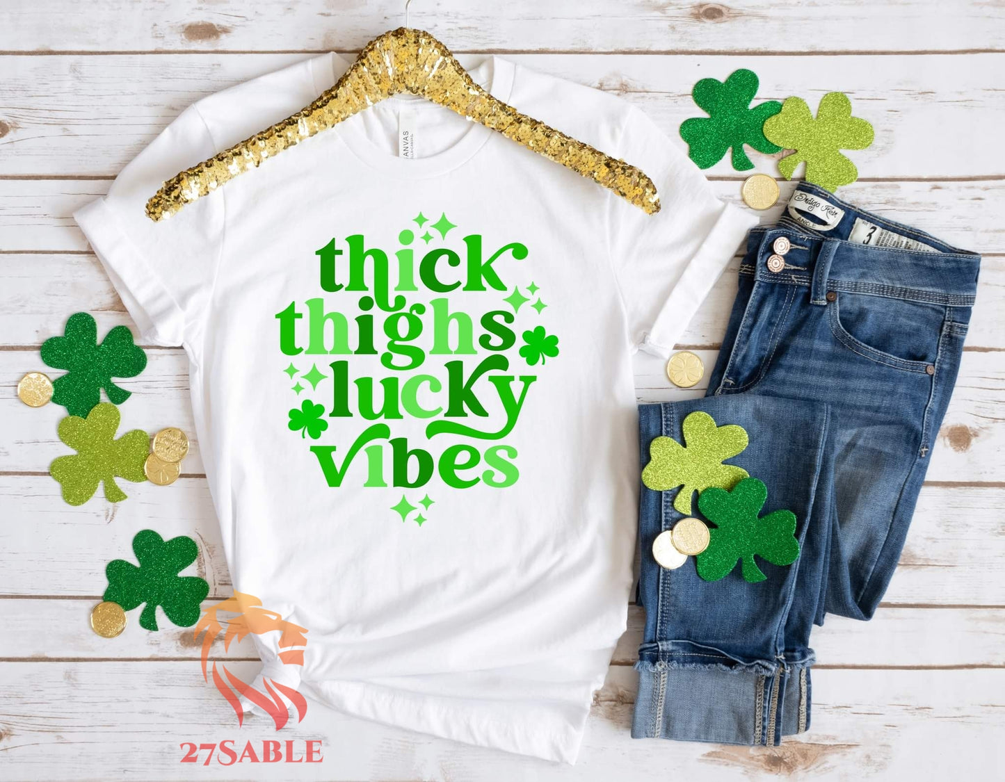 Thick Thighs Lucky Vibes ☘️