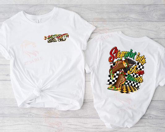 Juneteenth Vibes/Steppin Heels