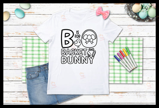 B is for Basket and Bunny
